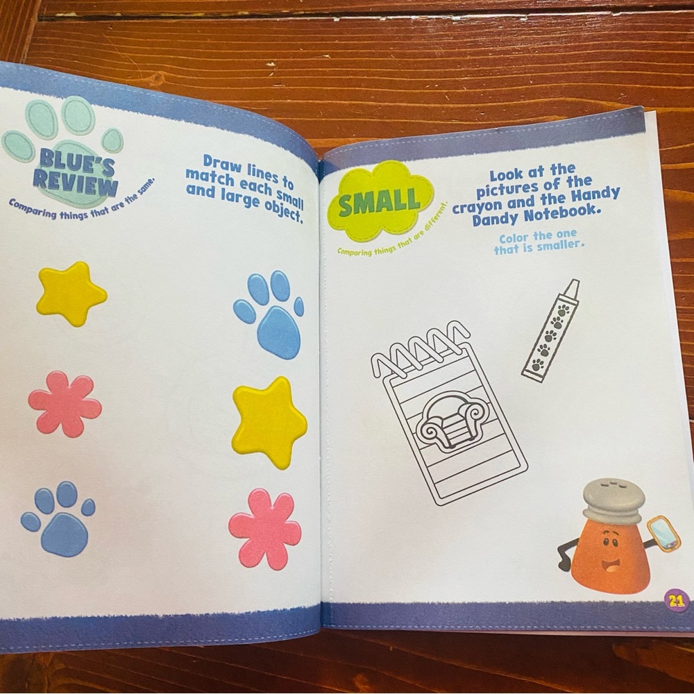 Blues Clues Shapes and Sizes Learning Workbook - Picture 5 of 5
